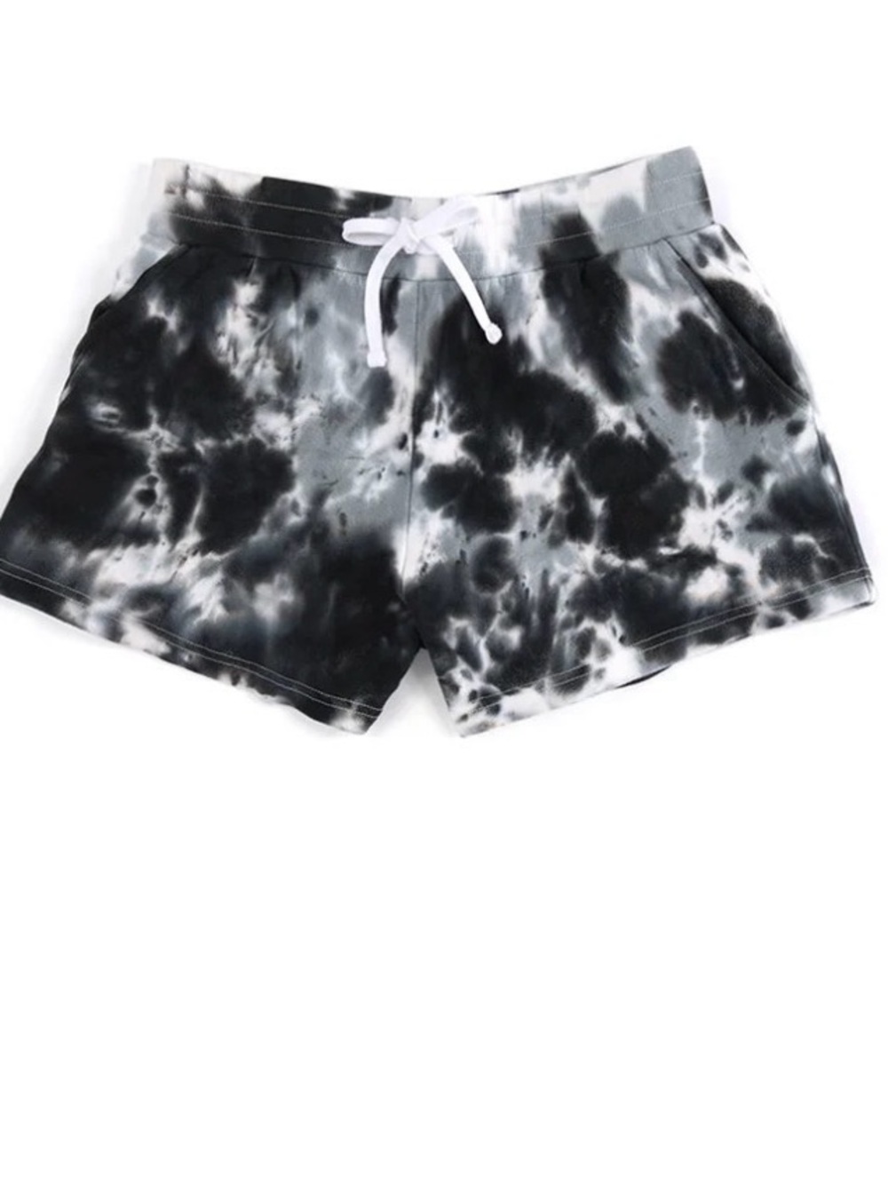 🔘Shiraleah Black & White Tie-Dye Women’s Lounge Shorts